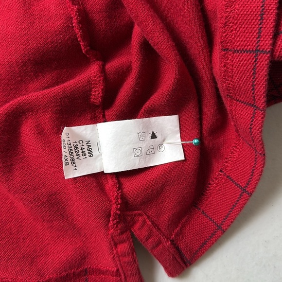 Chaps square pattern short sleeve polo - Picture 9 of 9